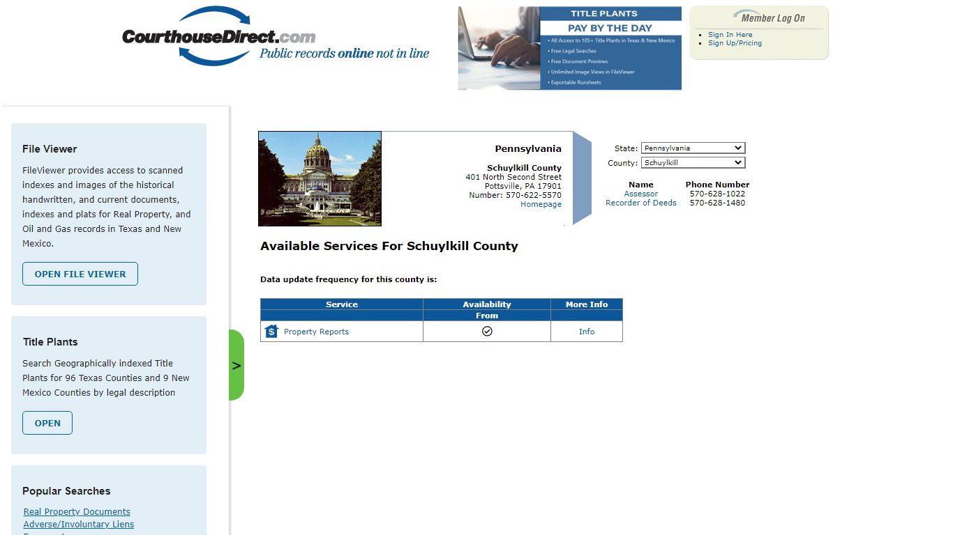 Search Schuylkill County Public Property Records Online ...
